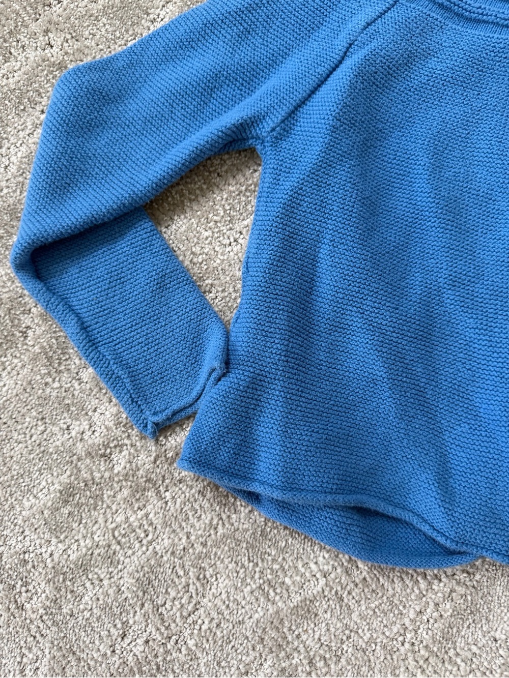 Mini Boden Cashmere Blend Cardigan in Blue Size 6-7 Years Cotton Button Up - Picture 15 of 15